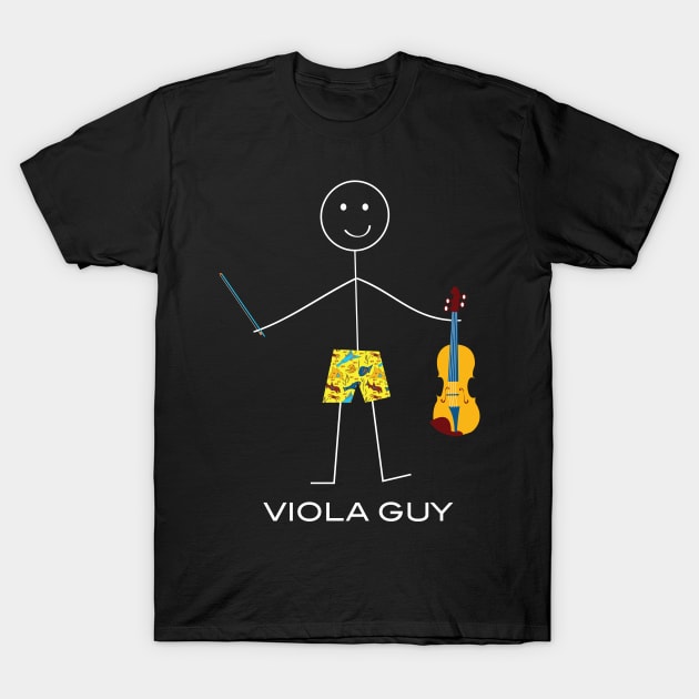 Funny Mens Viola Guy T-Shirt by whyitsme